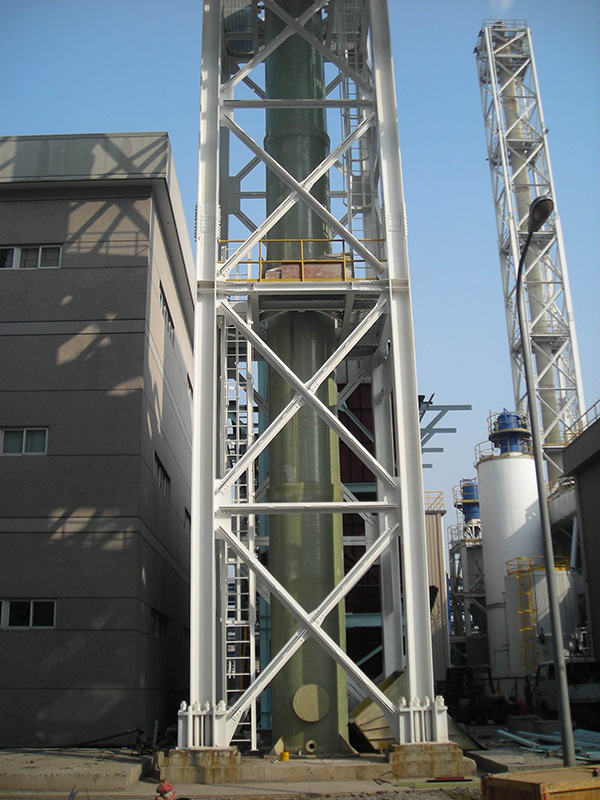 玻璃鋼煙囪防腐及加固
